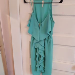 HELLO MISS mint ruffle dress